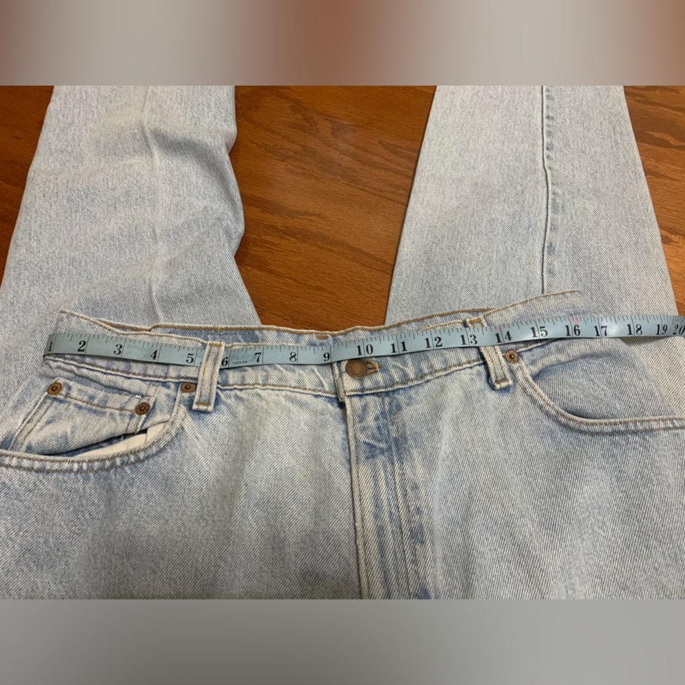 1995 vintage Levi’s 551 Relaxed Tapered Leg Womens Jeans USA Made Sz 16 M - Picture 9 of 9